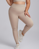 Women Sports Vest High Waist Plus Size Two Piece Sets Plus Size Yoga Sets XS-3XL