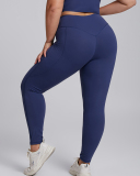 Women Sports Vest High Waist Plus Size Two Piece Sets Plus Size Yoga Sets XS-3XL