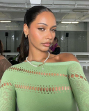 Summer Women's New Sexy Mesh See Through  Tight Jumpsuit Shorts