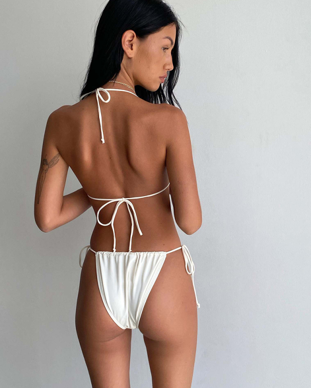 Wholesale Lovely Solid Color Sexy Bikini S-L