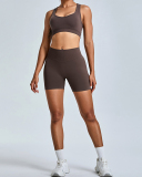 Women I Back Hollow Out High Protection Yoga Bra S-XL