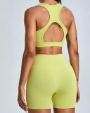 Women I Back Hollow Out High Protection Yoga Bra S-XL