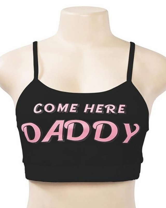 Letter Printed Women Cute Lingerie Set S-XXL