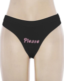 Letter Printed Women Cute Lingerie Set S-XXL