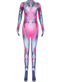 Wholesale Printed Long Sleeve Tight Jumpsuit Cosplay Costume XS-3XL