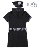 Women Police Cospaly Halloween Costume