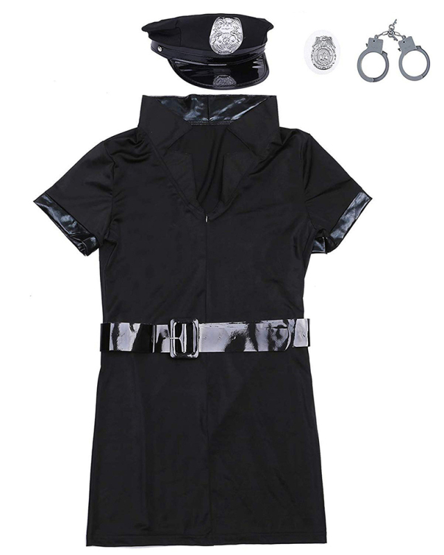 Women Police Cospaly Halloween Costume
