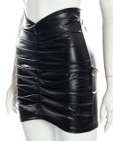 PU Women Wholesale Fashion Ladies Skirt XS-XL
