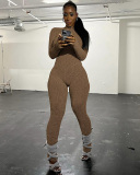 Women Autumn Winter New Style Slim Fit Long Sleeved Woolen Back Tied S-L