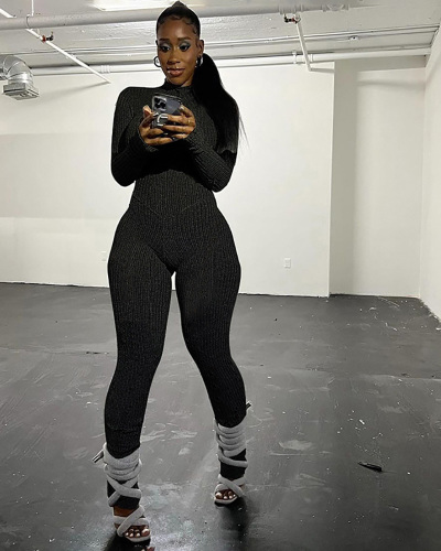 Women Autumn Winter New Style Slim Fit Long Sleeved Woolen Back Tied S-L