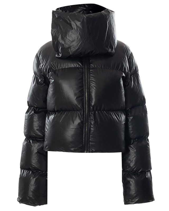 Fashion Women Winter New Item Thick Button Neck Jacket S-L