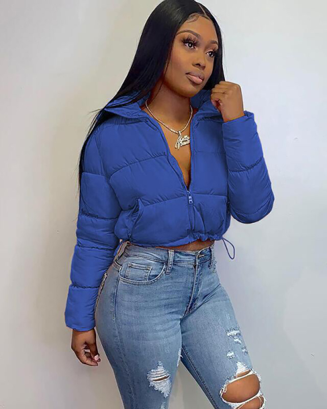 Women Winter New Style Fashionable Long Sleeved Jacket S-XL