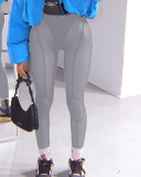 Women Winter New Style Sexy Perspective Mesh High Waist Hip Lifting Slimming Pants S-L