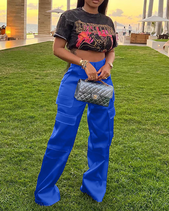 Women Wholesale Solid Color Trousers Pants S-XXL