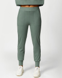 Wholesale Autumn New O-Neck Outdoor Work Out Long Sleeve Sweatshirt Pants Wear Fitness Two Piece Sets S-L