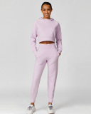 Fashion Wholesale Running Hoodies Top Pants Sets Yoga Two-piece Sets S-XL