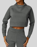 Fashion Wholesale Running Hoodies Top Pants Sets Yoga Two-piece Sets S-XL