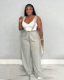 Loose Style Wide Leg Women Fashion Pant S-2XL