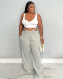 Loose Style Wide Leg Women Fashion Pant S-2XL