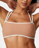 Women New Sports Bra Seamless Hips Lift Flare Pants Two Piece Sets XS-L