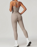 Hot Sale Wholesale Breathable Vest High Waist Pants Sets S-XL