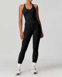 Hot Sale Wholesale Breathable Vest High Waist Pants Sets S-XL