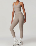 Hot Sale Wholesale Breathable Vest High Waist Pants Sets S-XL
