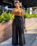 High Waist Women Fashion PU Pants S-XXL
