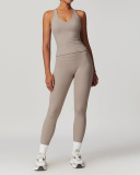 Hot Sale Wholesale Breathable Vest High Waist Pants Sets S-XL