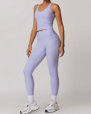 Hot Sale Wholesale Breathable Vest High Waist Pants Sets S-XL