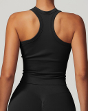 Women Sleeveless I Back Sports Vest S-XL
