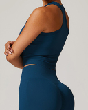 Women Sleeveless I Back Sports Vest S-XL