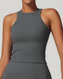 Women Sleeveless I Back Sports Vest S-XL