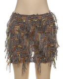 Wholesale Fringe Women Cute Girl Skirt S-XL