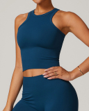 Women Sleeveless I Back Sports Vest S-XL
