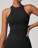 Women Sleeveless I Back Sports Vest S-XL