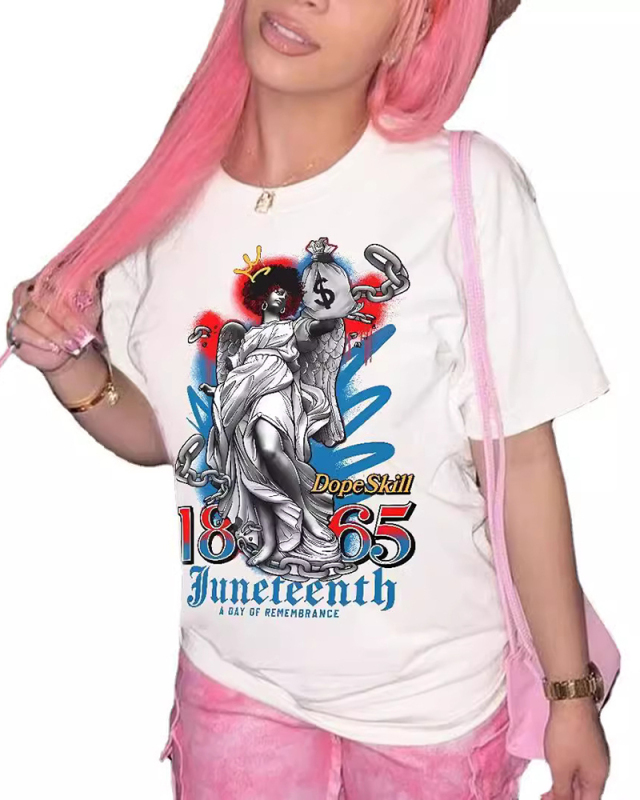 Loose Short Sleeved Wholesale T-Shirt Top XS-XL