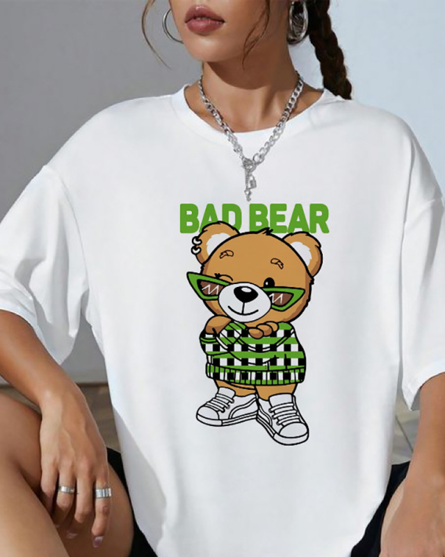 Bad Bear  Printed Loose Short Sleeved T-Shirt XS-XL