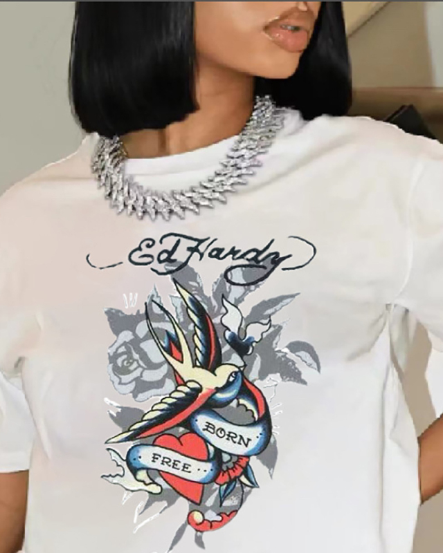 New Summer Loose Short Sleeved T-Shirt XS-XL