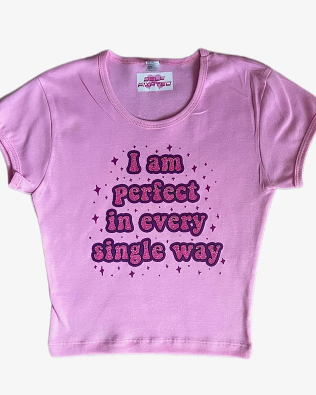 Short Style Women Printed Short T-Shirt Top XS-XL