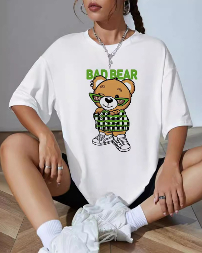Bad Bear  Printed Loose Short Sleeved T-Shirt XS-XL