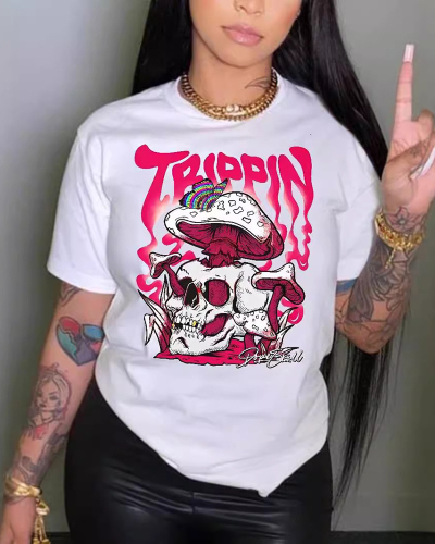 Casual Wear Women  Short Sleeved T-Shirt Top XS-XL