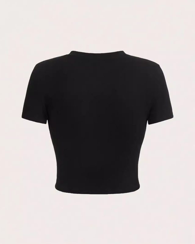 Trendy New Street Printed Short T-Shirt Top XS-XL