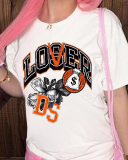 White Girl Printed Short Sleeved T-Shirt Top XS-XL