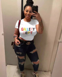 Hot Sale Women Short Sleeved T-Shirt Top XS-XL