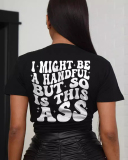 Hot Sale New Summer Printed Letter Versatile Loose Short Sleeved T-Shirt Top XS-XL