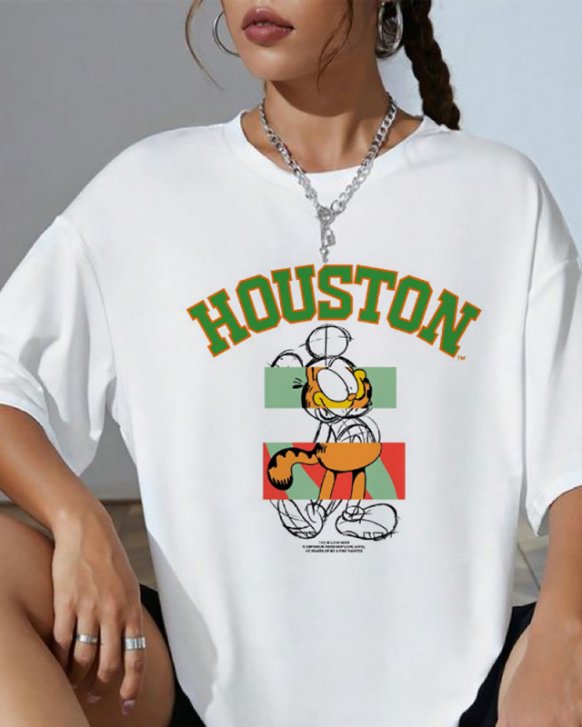 Leisure Women Summer  Short Sleeved T-Shirt Top XS-XL