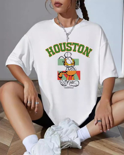 Leisure Women Summer  Short Sleeved T-Shirt Top XS-XL