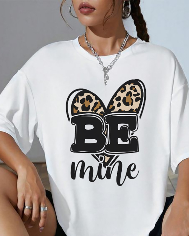 White Women Fashion Summer Short Sleeve T Shirts XS-XL