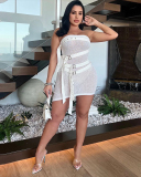 Women's Chest Wrapped Multi Strap Dress S-XL